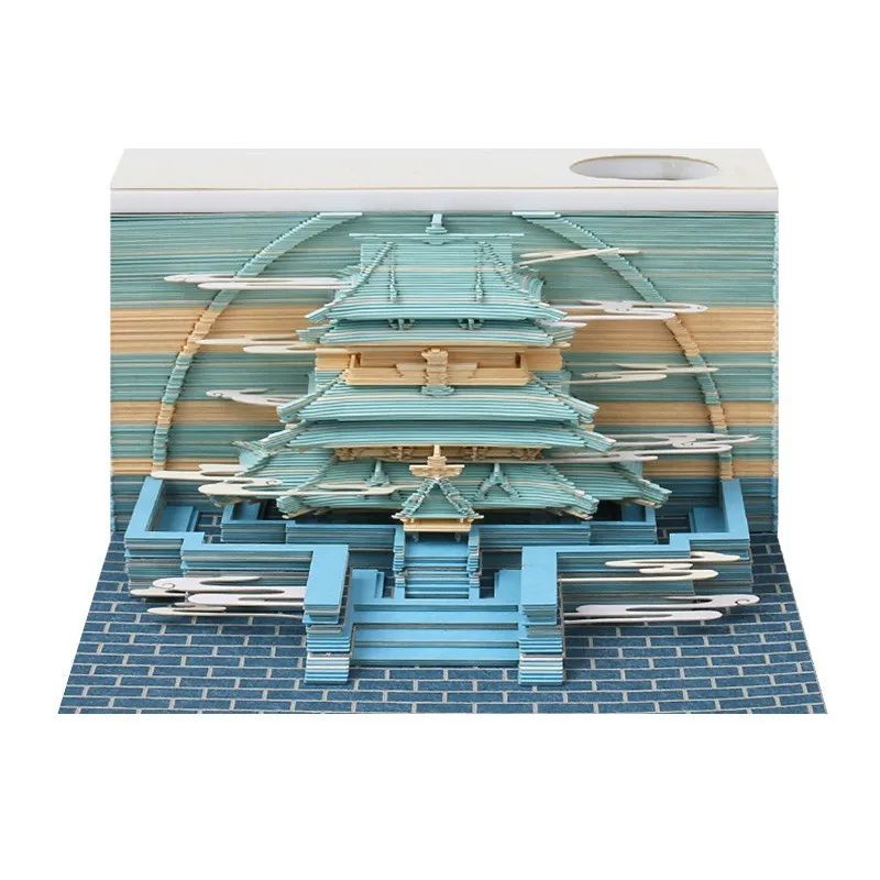 Elevate Your Workspace with Gift Ready 3D Memo Cube Holder Whimsical 3D sticky note creations