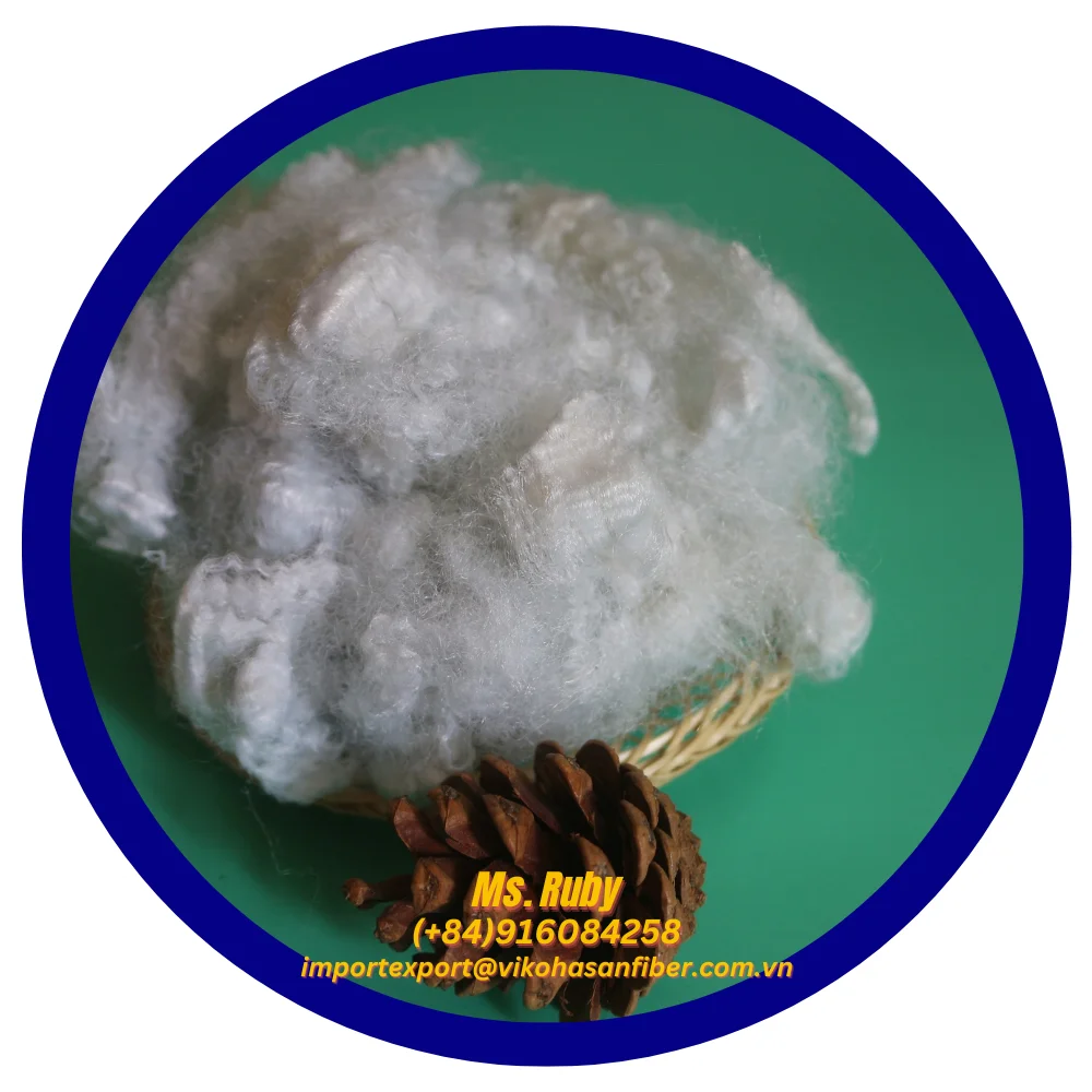 100% Polyester 4D HD White Hollow Dry Virgin Staple Stuffing Quilts Pillows Sofa Blankets Cushions-Vietnam Vikohasan Supplier