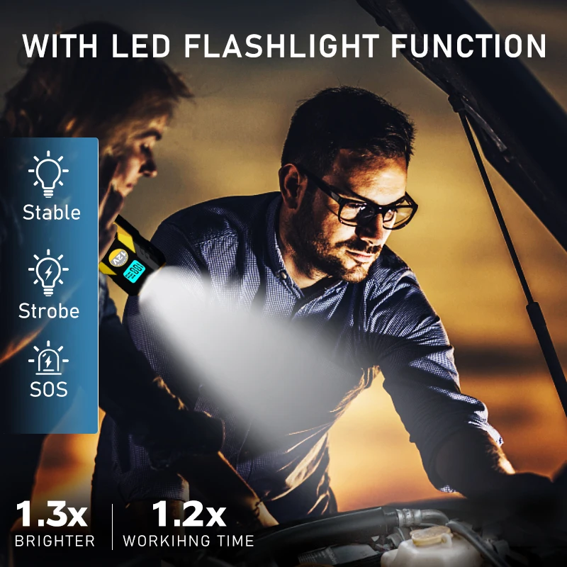 12v Portable Jump Starter For Rechargeable Batteries 16800mAh Multi-Function Power Bank Truck Battery Car Jump Starter