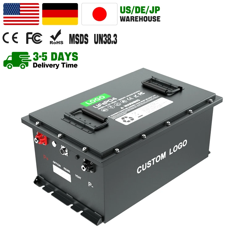36v 48v 72v  105Ah lithium golf cart batteries with charger 36v105ah lifepo4 golf cart batteries with Bluetooth