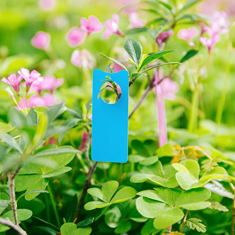 5 CM Mini Hanging tag flower tags hanging mini plastic plant tree tag waterproof PVC material garden label