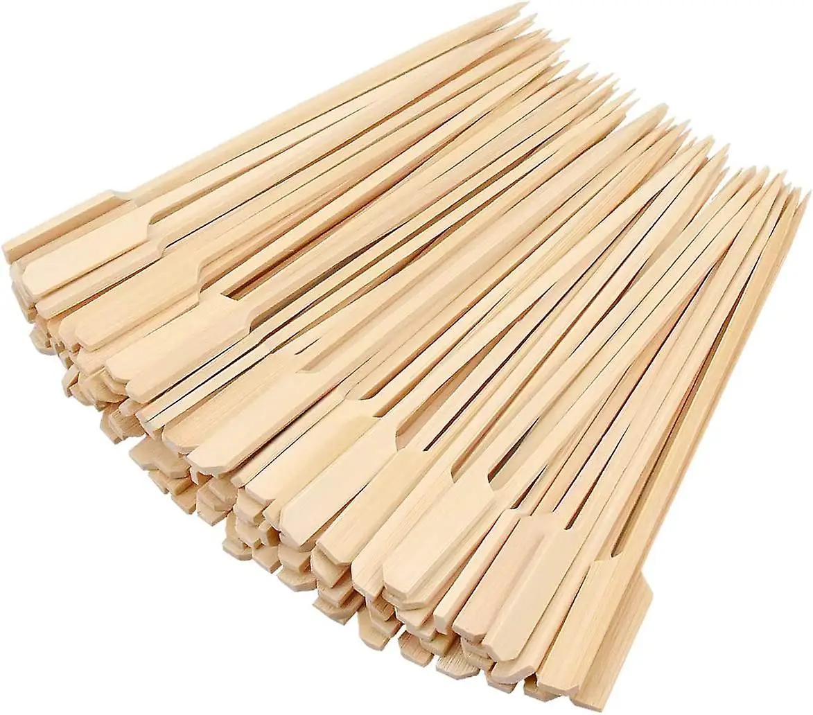 16 inches 5mm Heavy Duty Wooden Bamboo Skewers Sticks,Potato Twister Stick (50pcs)