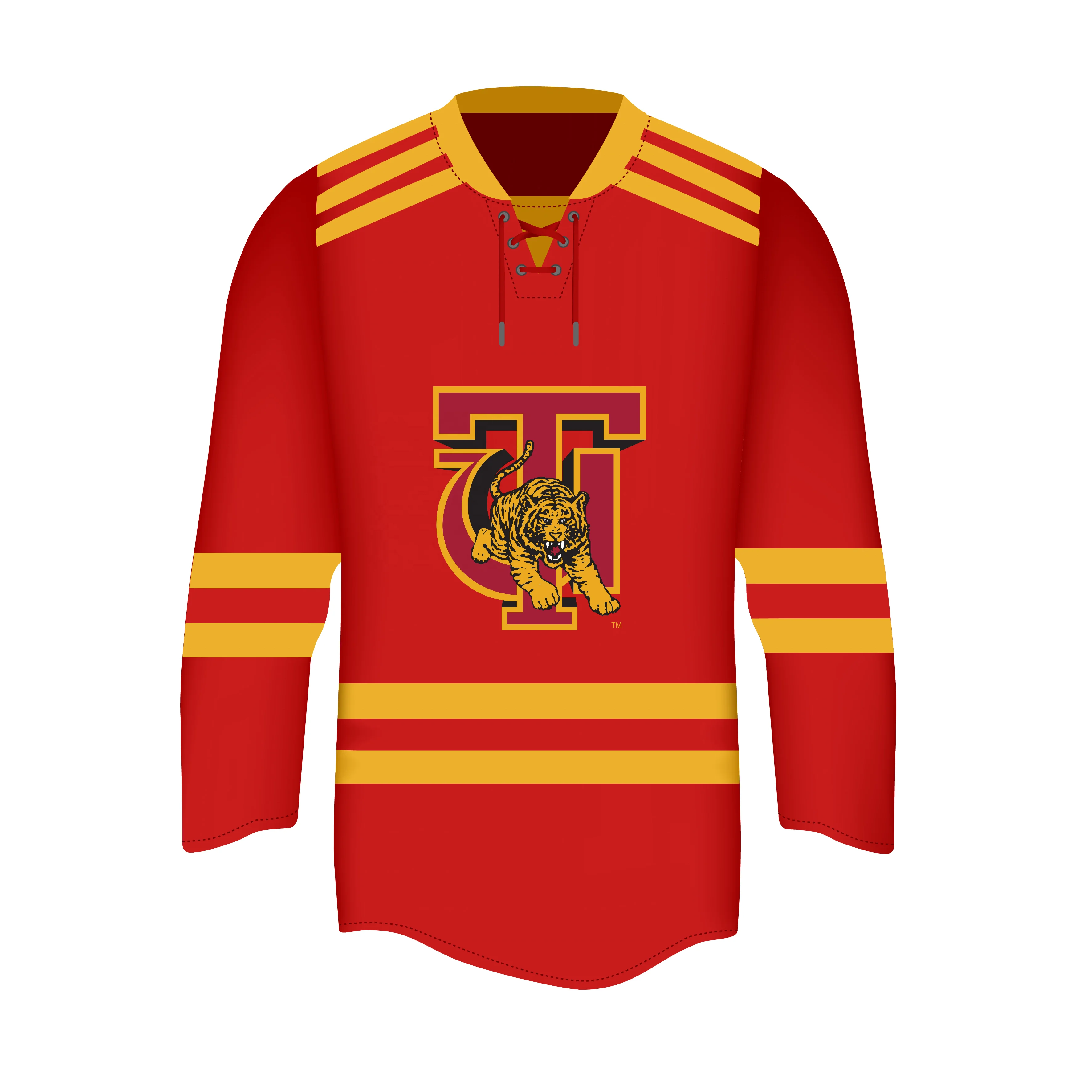 Tuskegee University TU Ice Hockey Shirt Jersey