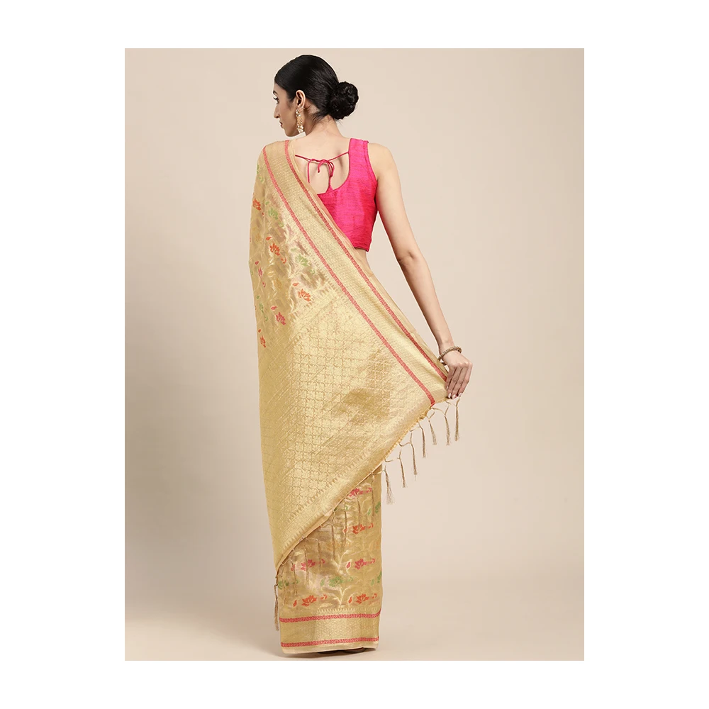 2023 Fashion Custom Design 100%  Organza Indian Saree Fabric For Wedding