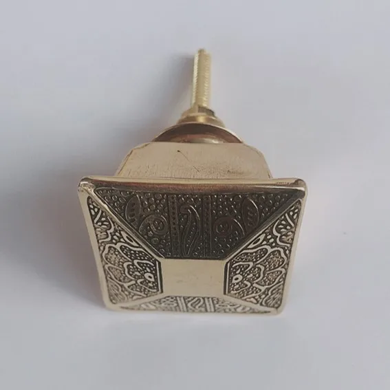 Brass dresser handle knob and Wardrobe Knobs Cupboard Dresser Drawer Pulls Cabinet Drawer Brass Door Knobs Drawer handle