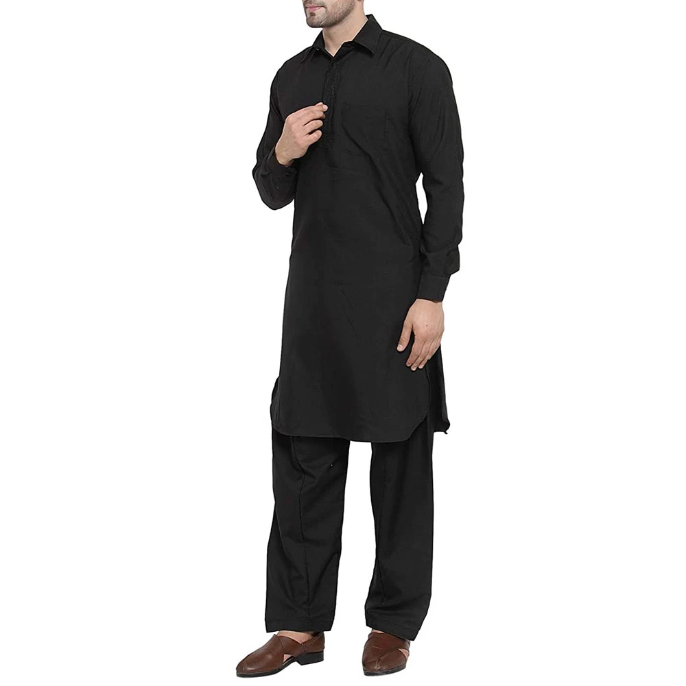 Kurta Shalwar Kameez Этническая летняя зимняя мусульманская одежда мужская стильная