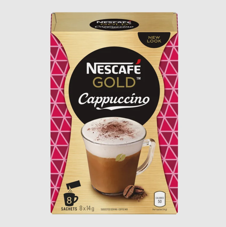 Nescafe Instant Cappuccino in Individual Pockets