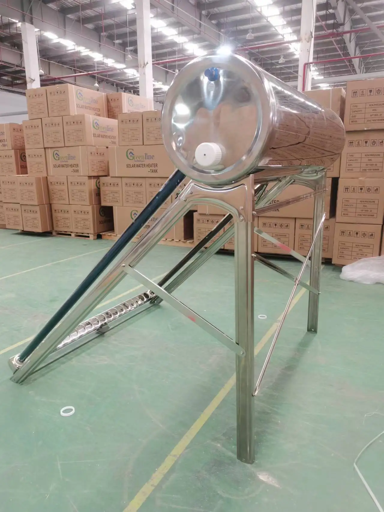 sus coil 180L solar water heater