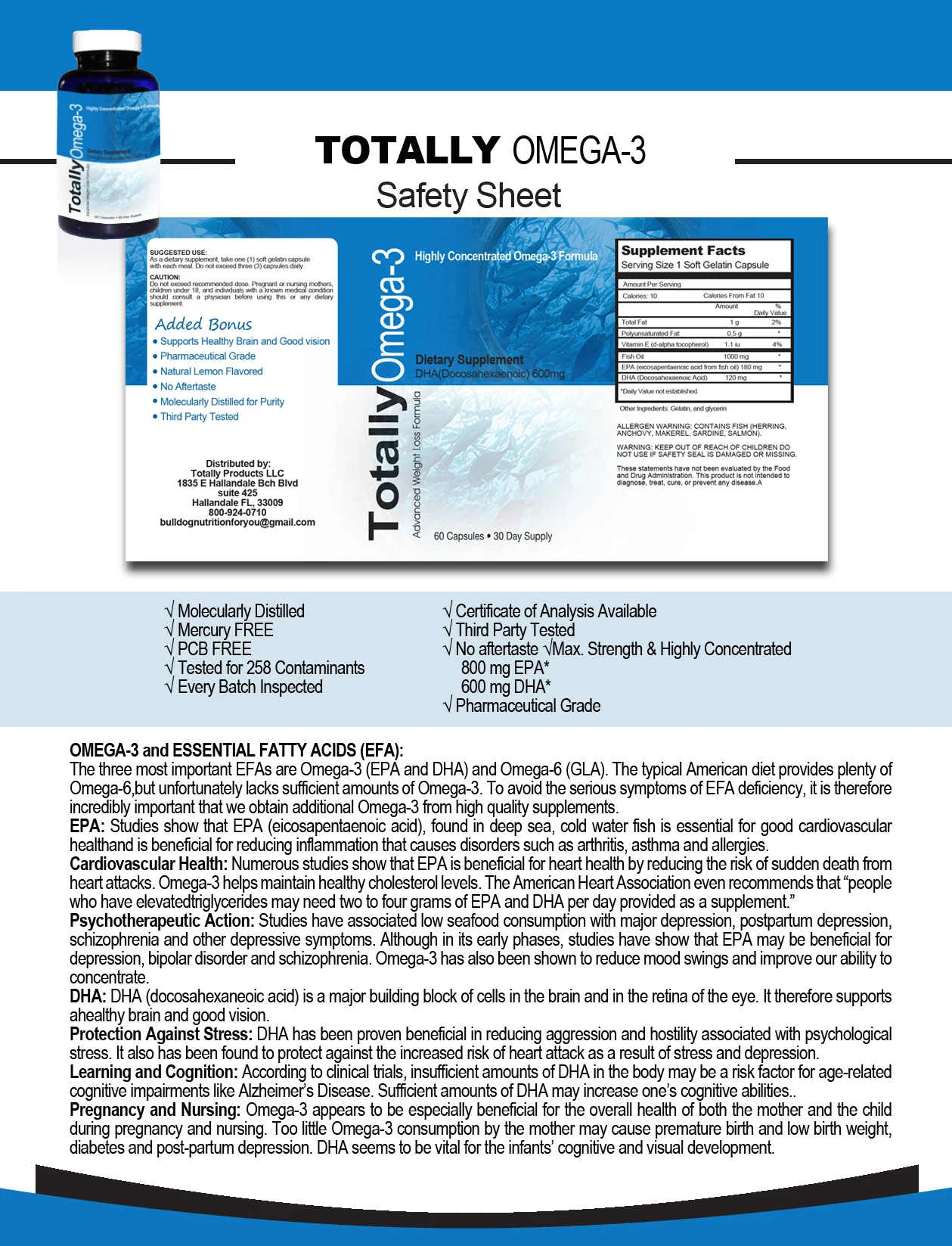 Private label OEM Omega fish oil softgel with high EPA and DHA