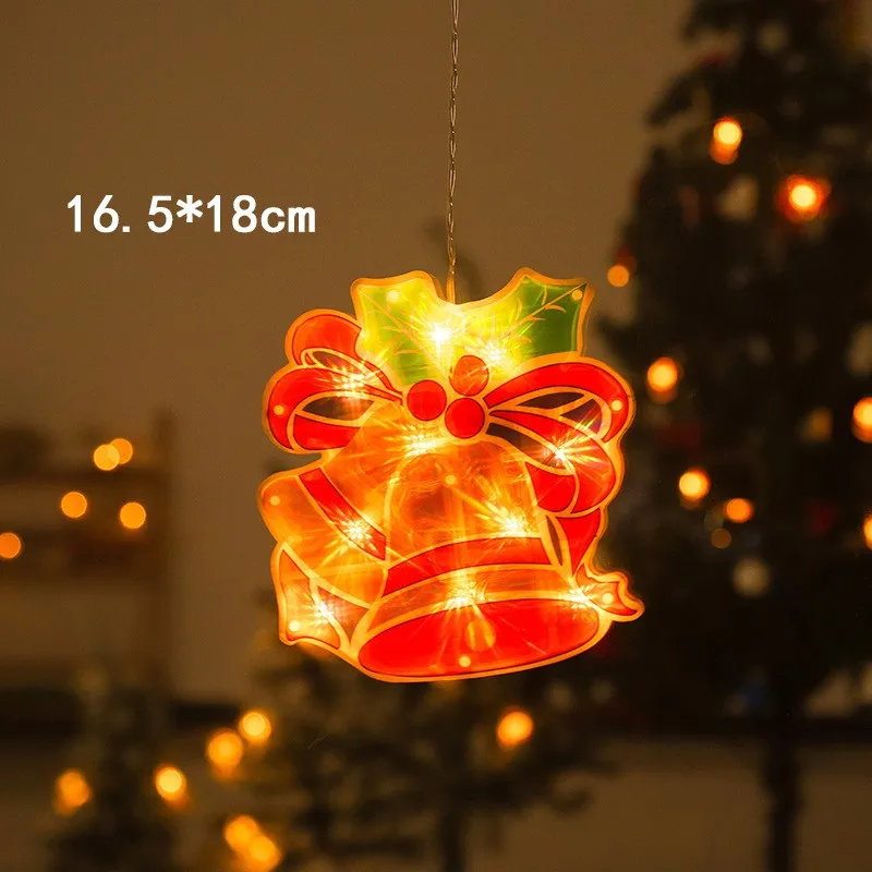 Christmas Suction Cup Lights Baby Elk Shape Window Decoration Lights Small Colored Lights led mask Wholesale OEM ODM Support