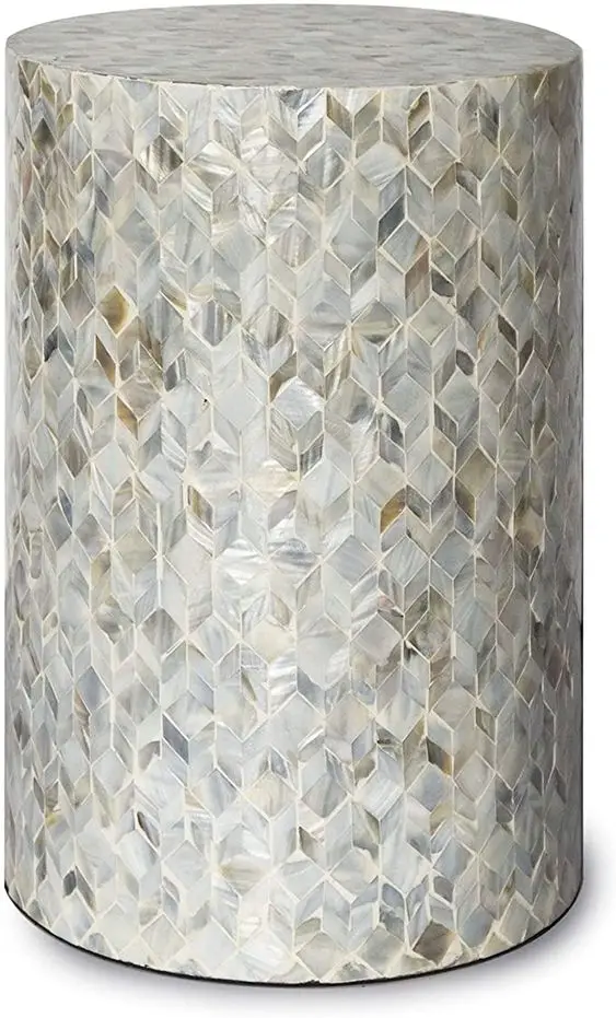 Wholesaler High quality best selling inlay mother of pear  round console  table for living room  from Vietnam