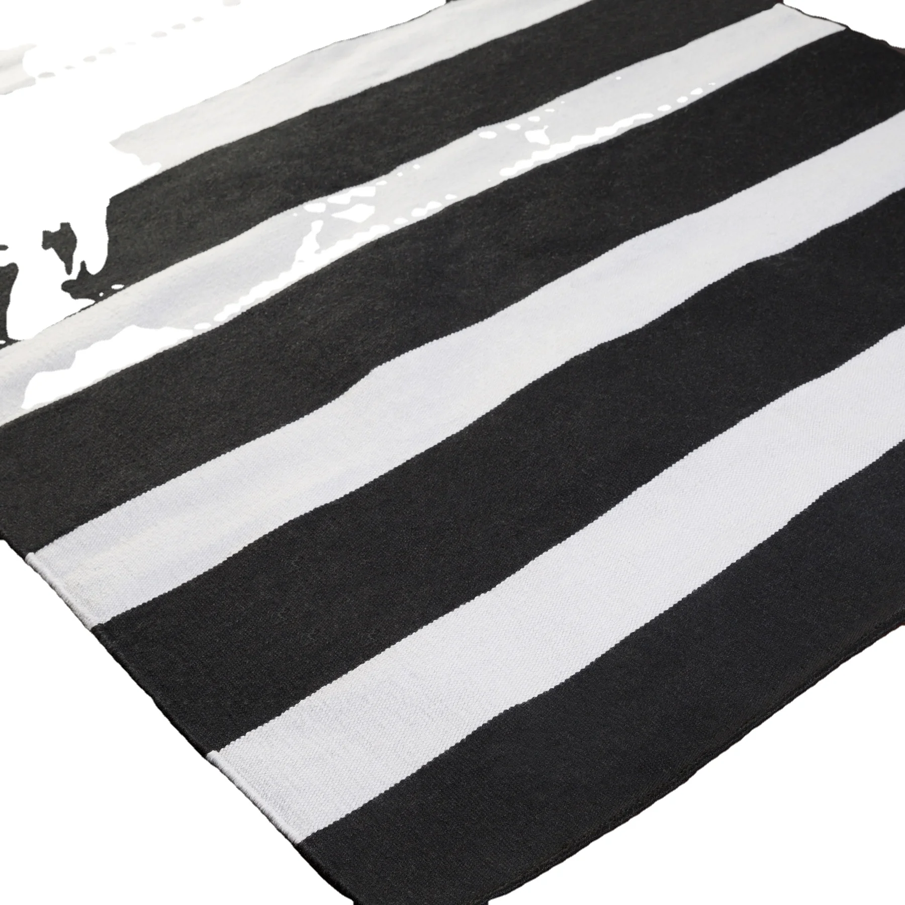 best quality recycled outdoor rug  handwoven with pet yarn in india direct from manufacturers at best price