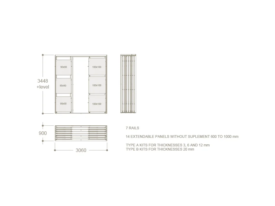 INSCA Stylish Design Ceramic Tile Display Racks 118 Tiles for Outdoor Showroom Organizer and Display Stand