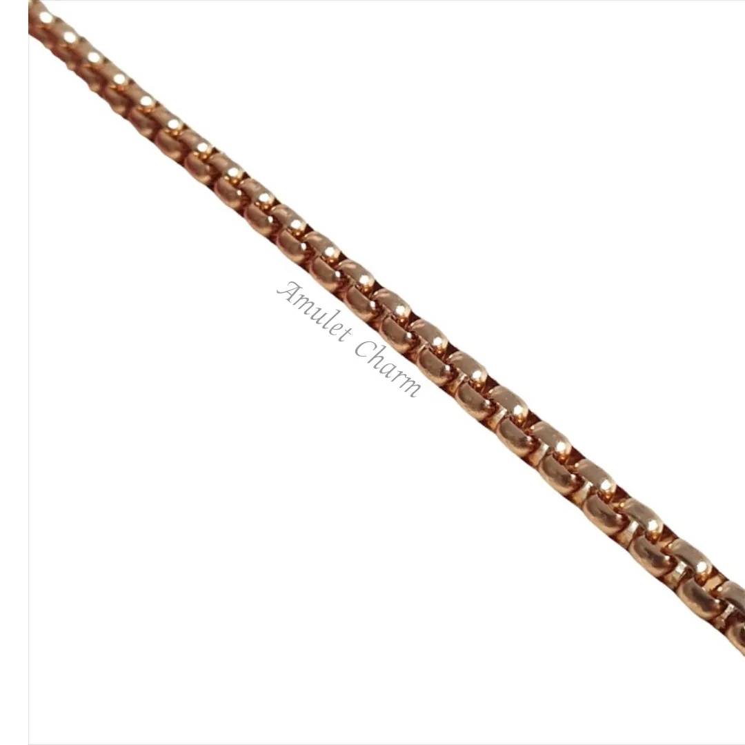 Hight grade laser encrusted dragon head gold necklace For hanging pendants or amulets beautiful strong durable