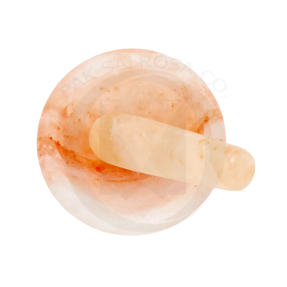Himalayan Salt Kitchen Mortar and Pestle For Grinding Herb For Sale Premium Salt Products Manufacturer From Pakistan