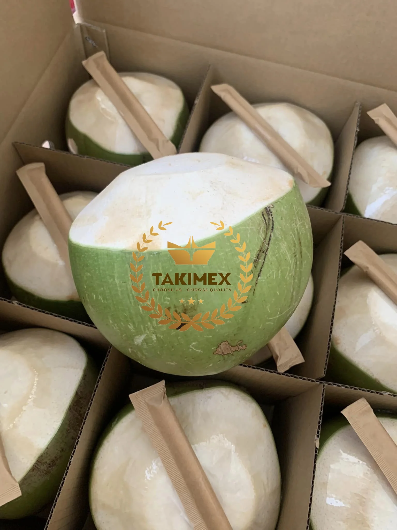 Premium Fresh Young Coconut FRESH XIEM COCONUT extremely Sweet from VIETNAM Young Green Diamond Tropical OEM