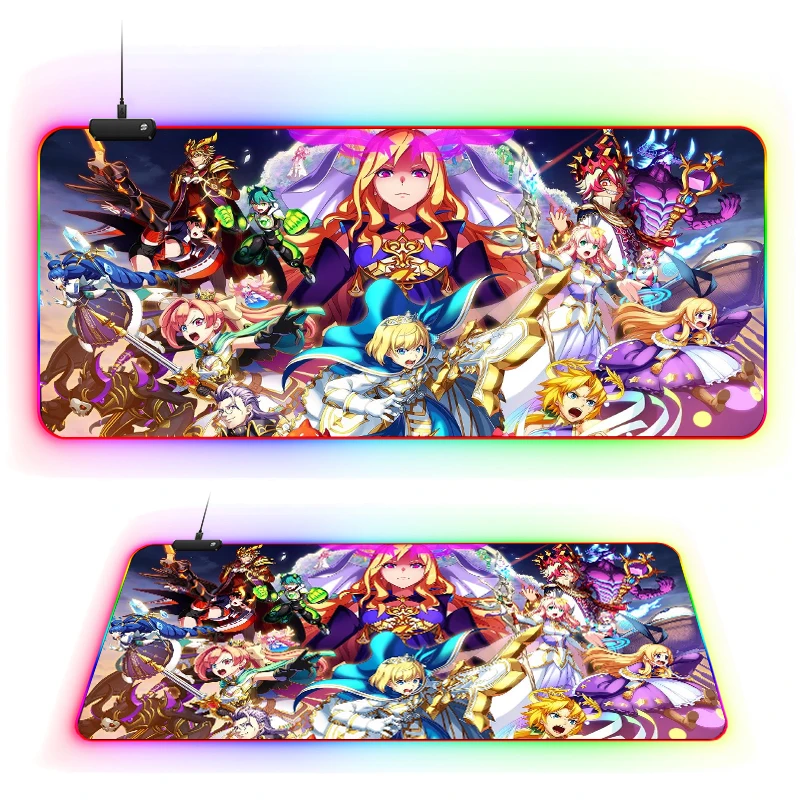 Cheap computer large gaming monster strike gamer mouse pad custom rgb xxxl rubber mouse pad