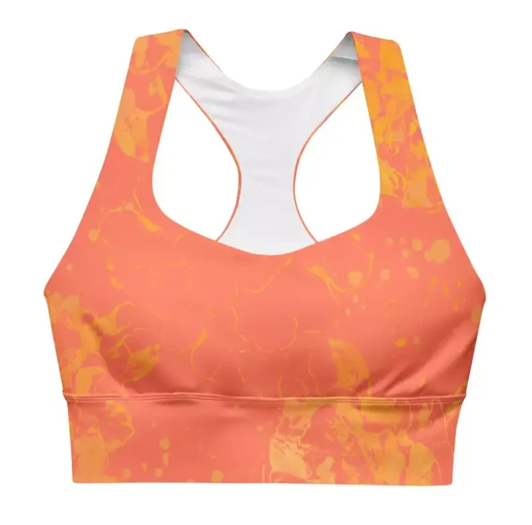 Низкий минимальный заказ женский спортивный бюстгальтер из полиэстера и спандекса с сублимационной печатью много новых моделей спортивных бюстгальтеров для девочек