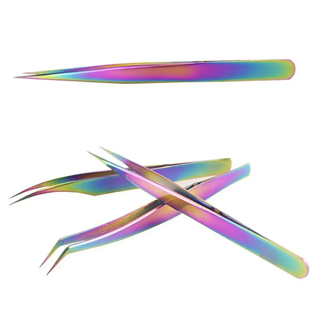 volume tweezers set with fiber tips stainless steel high quality dumout vetus classic volume eyelash tweezers set with logo