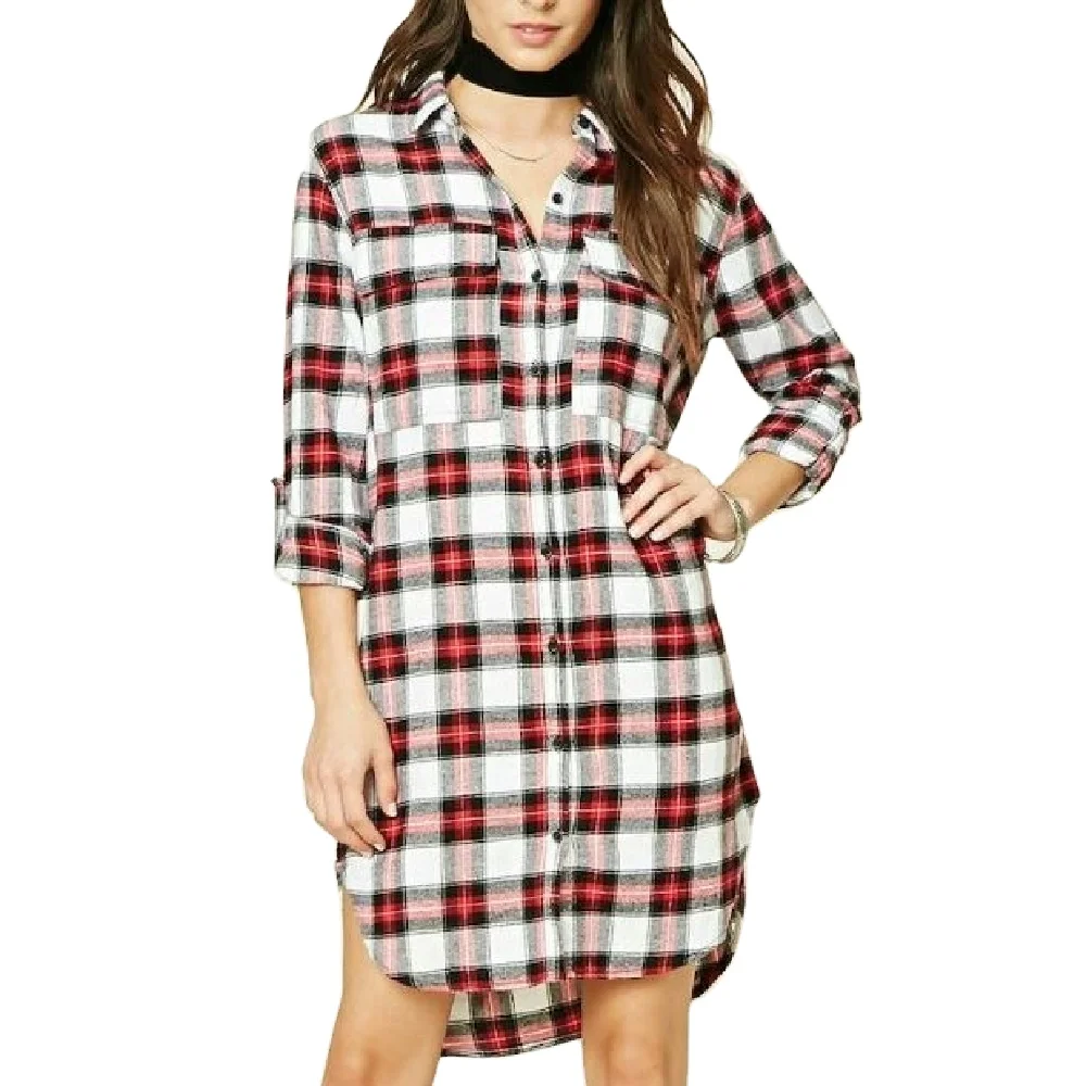 Fashionable New Design Factory Manufacturer Casual Breathable Modern Style High Quality Lady Women Clothing Long Sleeve Dress