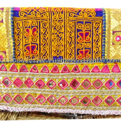 Indian handmade kutch embroidered clutch purse vintage clutch banjara ladies fashion clutches  Messenger bag sling