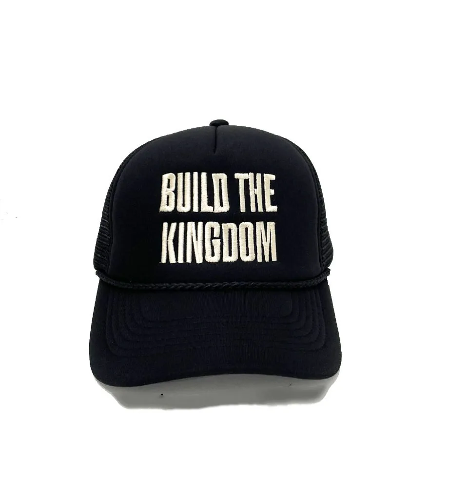 Custom Logo Foam Embroidered Baseball Hat Customized Size Trucker With Rope Multi Color Options snapback rope Laser Cut