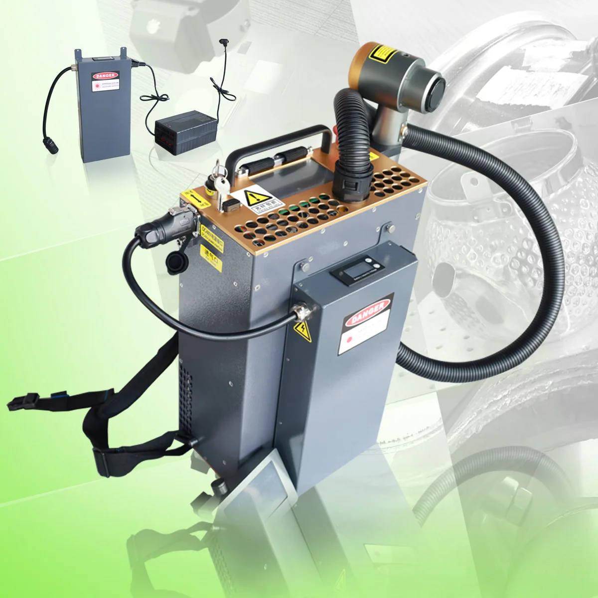 300 Watt Laser Cleaning Cabinet Pulse Laser Clean Small Size Air Shipping With Factory Price