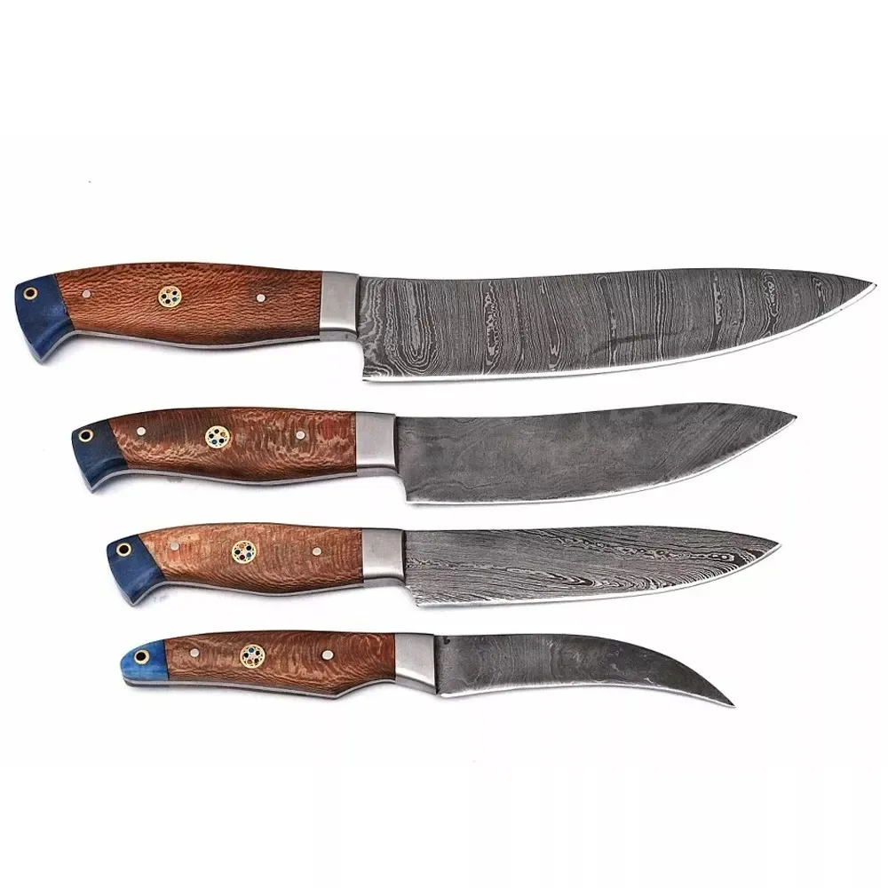 Pakistan Made 100% Top High Quality Damascus Chef Knife Sets | Wholesale Cheap Price Hot Sale Chef Knife Sets