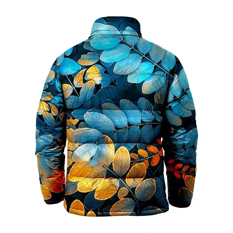 Buy Windproof Winter Customized Sublimation Printed Puffer jacket Quilted Padded Bubble Jackets