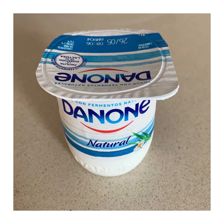 Оптовая продажа йогурт контейнер Dannon с крышкой