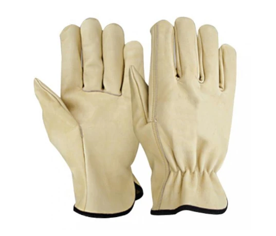 Best Leather Driving gloves wholesale price good quality Cow split driving gloves hand protective leather safety gloves