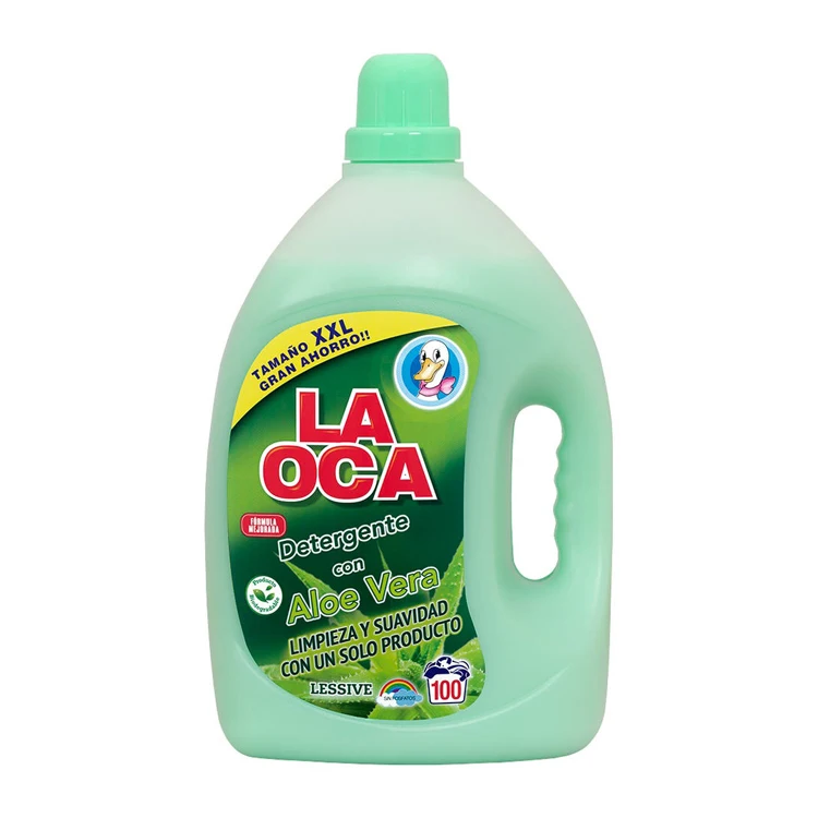 Hot Sale on LA OCA ALOE VERA Exclusive Quality Aloe Vera Essence 5-Liters Bottle Washing Powder for Liquid Laundry Detergent