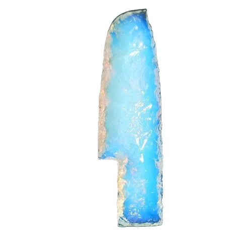 Wholesale Natural Crystal New Opalite Glass Obsidian Glass   KNIFE Super Quality Quartz Agate Heart Carved Reiki Art Reiki
