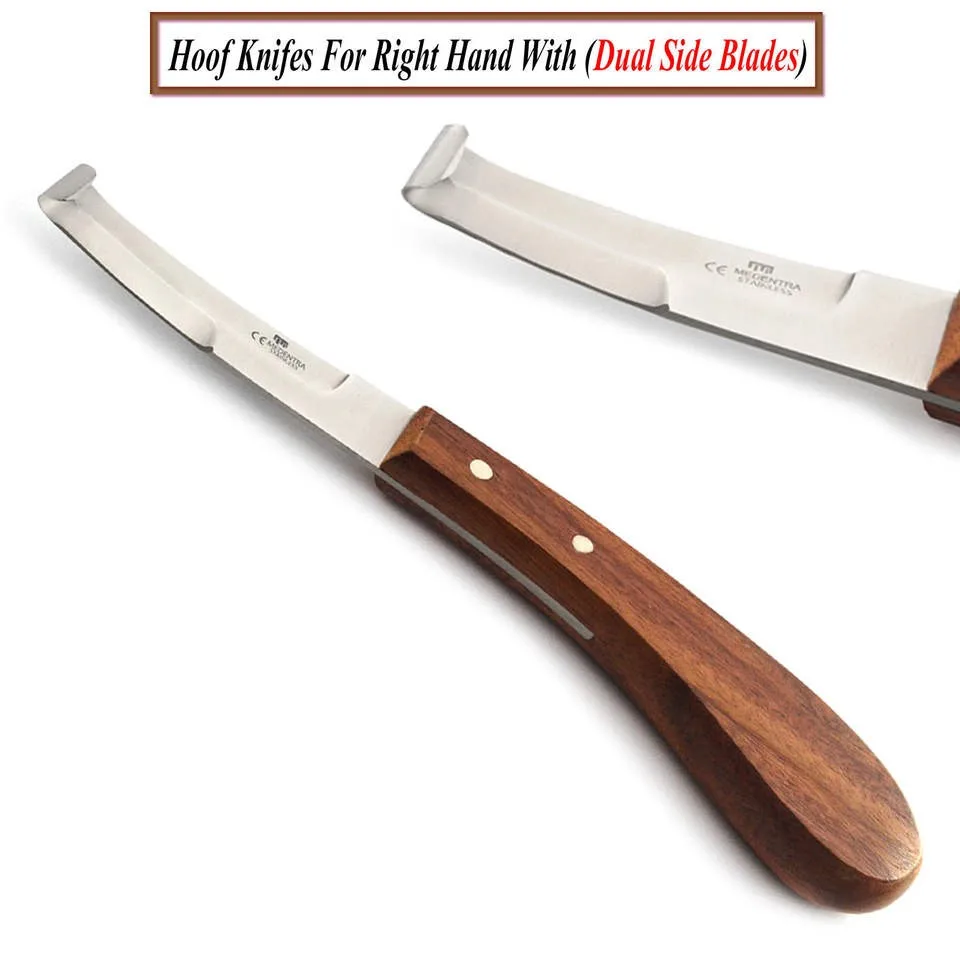 Brand New High Quality Premium Horse Farrier Hoof Trimming Knives 21cm Double Sided Farrier Sheep Cow Instruments
