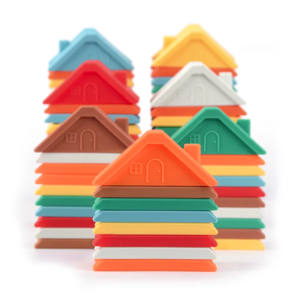 wholesale kids bpa free food grade silicone educational building blocks toys blocks game brain games for children