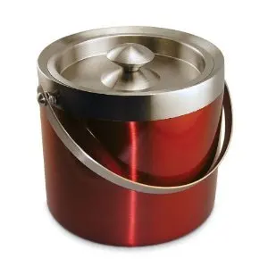 king international  Night Club White Golden Spinning Drink Stainless Steel Icee Bucket 6 Bottles Beer Champagne Ice Bucket