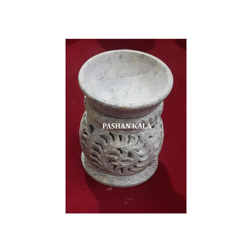 Новейший дизайн индийская лучшая качественная ароматическая масляная горелка с натуральным мыльным камнем для благодарения и домашнего декора