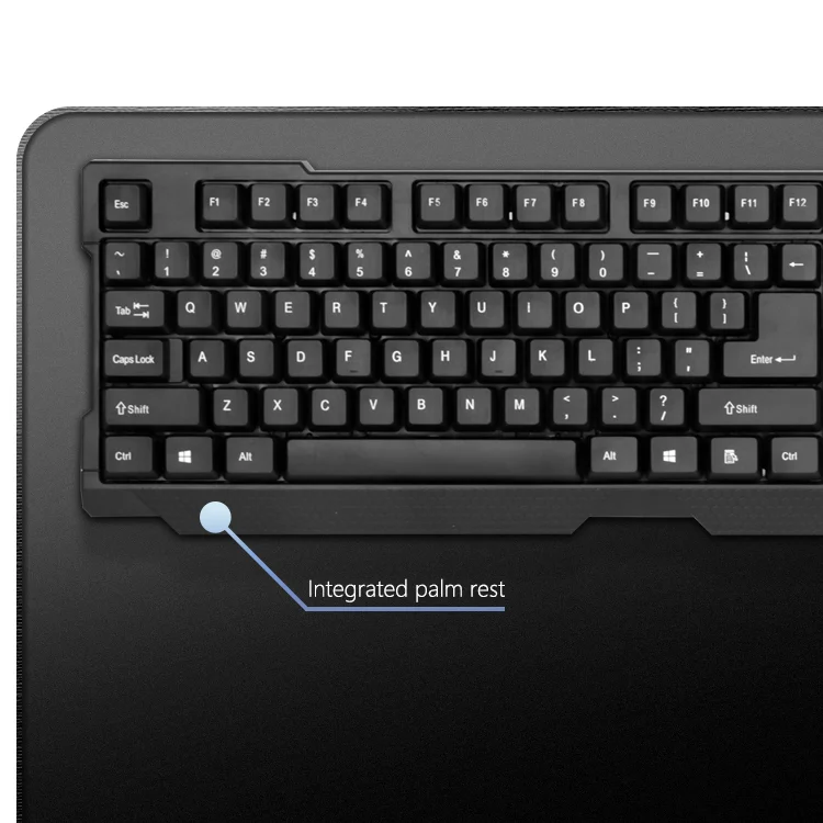 High quality 2.4Ghz keyboard and mouse combo laptop gaming gamer office OEM custom logo USB  wireless keyboard and mouse set