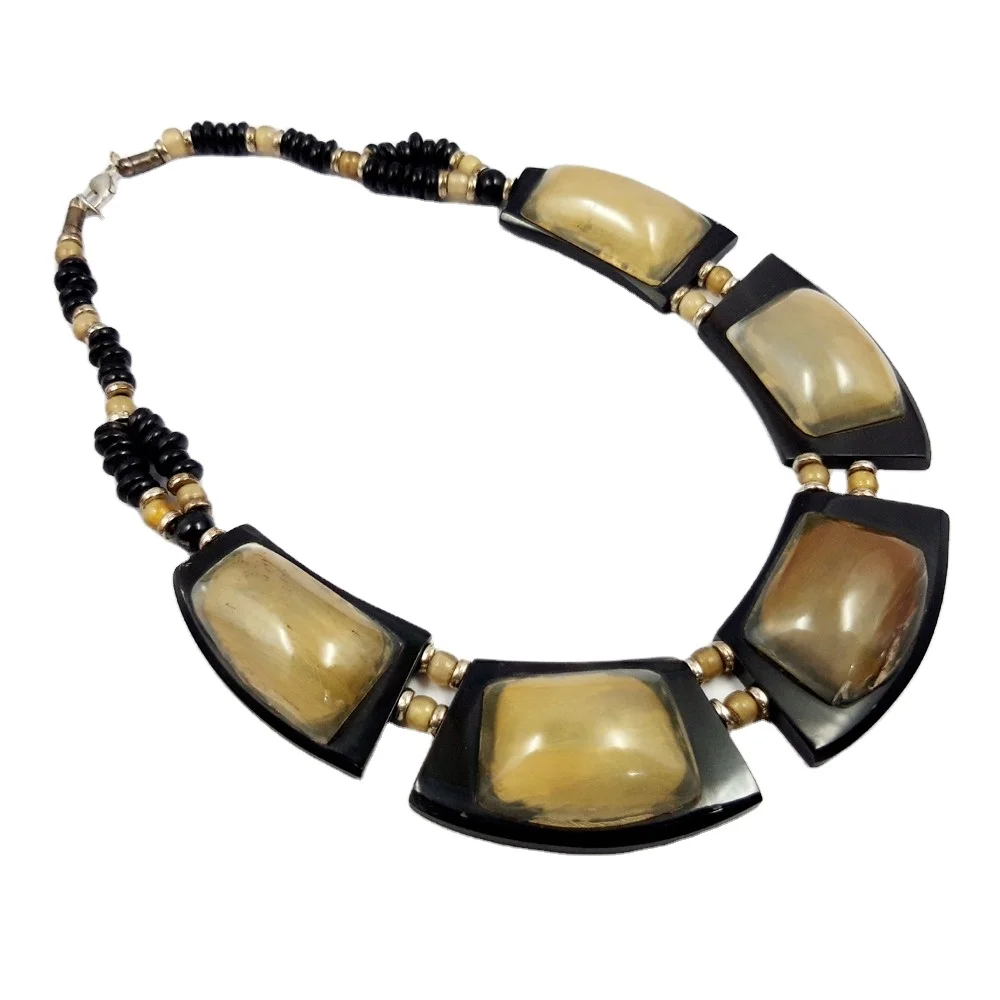 Top Trending Handmade Horn Necklace jewelry Indian necklace for ladies fashion Handmade jewelry for girls from India
