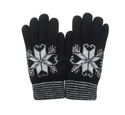 Jacquard Knit Gloves