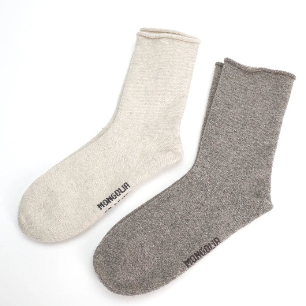 Unisex Winter 100% Sheep Wool Sock Mongolian Origin for Men and Women