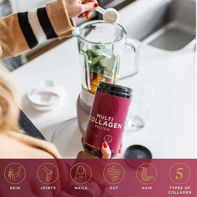 Новинка 2020 органический отбеливающий жизненно важный белок для кожи чистые упаковки КОЛЛАГЕНОВЫЙ ПОРОШОК высокого качества оргаиновый коллагеновый Пептид