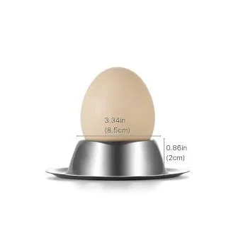 Best Selling Stainless Steel Breakfast Brunch Soft Boiled Egg Cups Holder Stand Boiler Steamer Serving Egg Holder