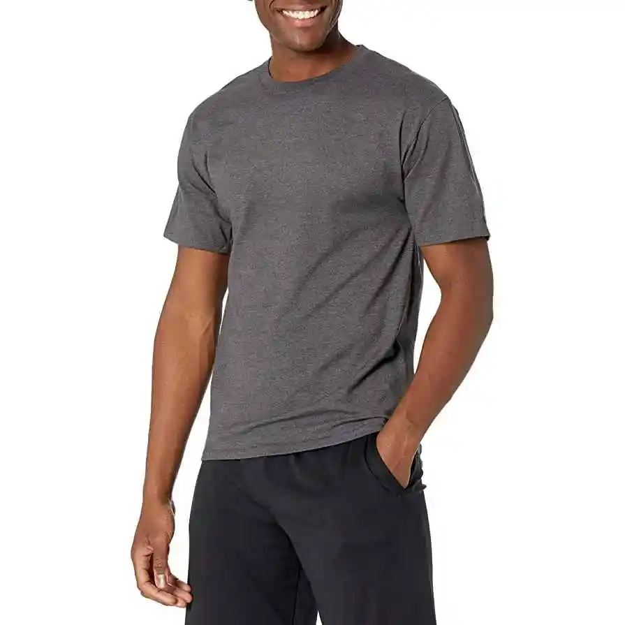 High quality 100% cotton T Shirts Causal Slim fit Contrast Color Quick Drying Outdoor Low MOQ Affordable price