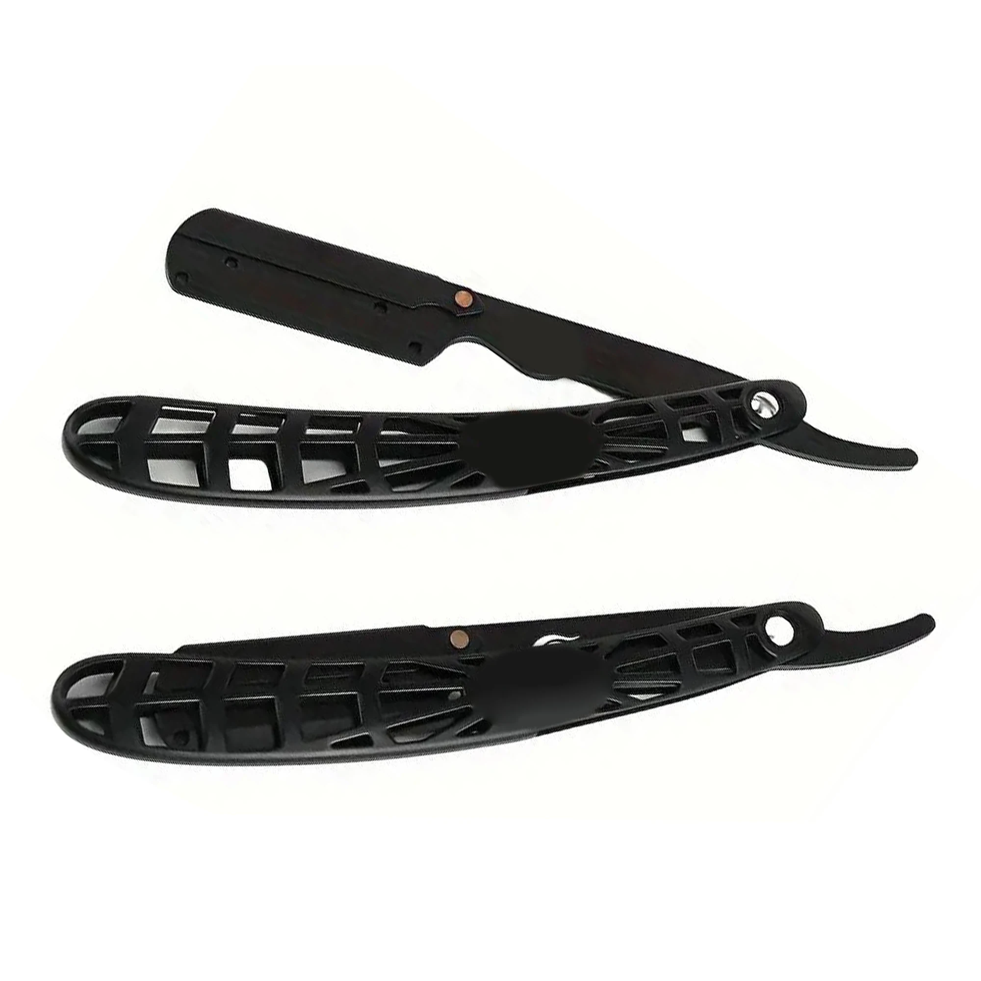 2 Black Color Hot Selling Barber Shaving Razors Classic Sharp Safety Barber Razors Premium Quality Stainless Steel Razors