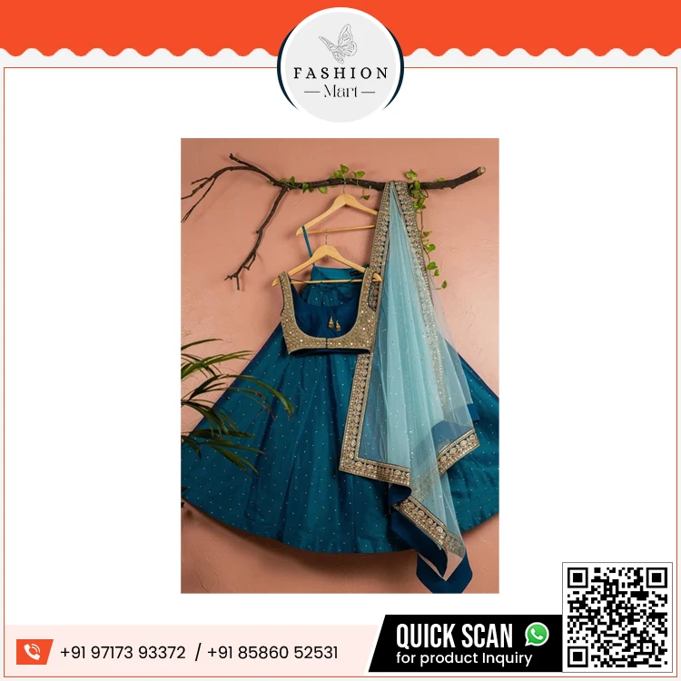 Дизайн Lehenga Choli с классическим индийским оттенком традиции