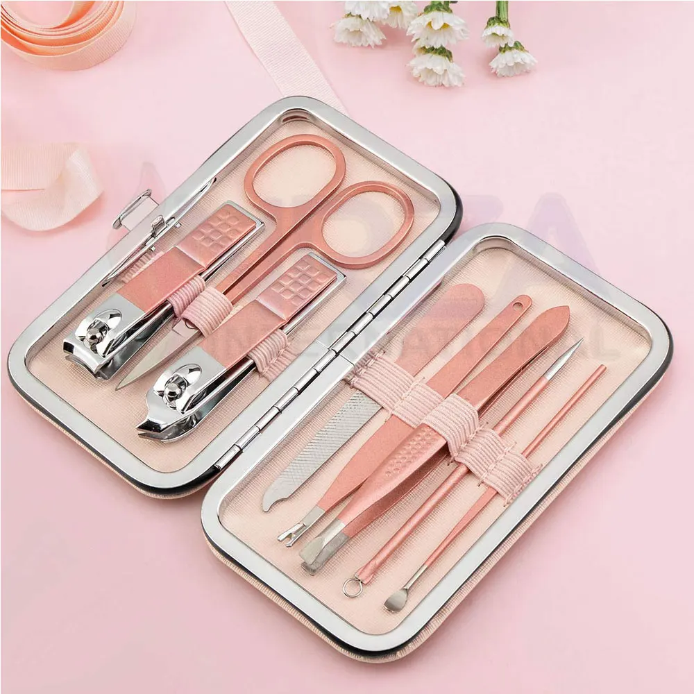 Customized Professional Nail Tools Nail Manicure Pedicure Kits For Nail Beauty Salon 2023