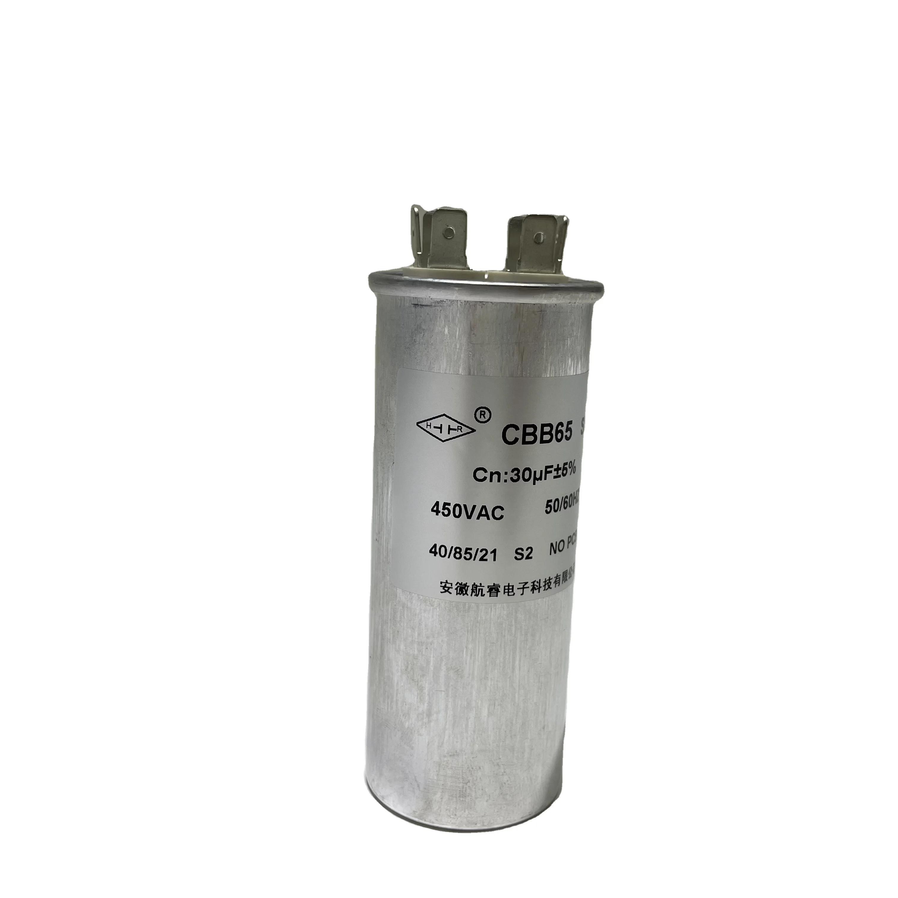 CBB65 capacitors power factor correction intelligent electric low voltge capacitor bank 450V 30uf