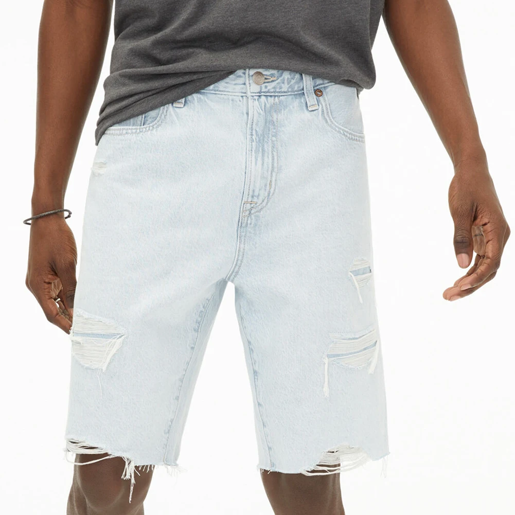 Pakistan Manufacture Custom Denim Shorts custom  Embroidery Men denim Short