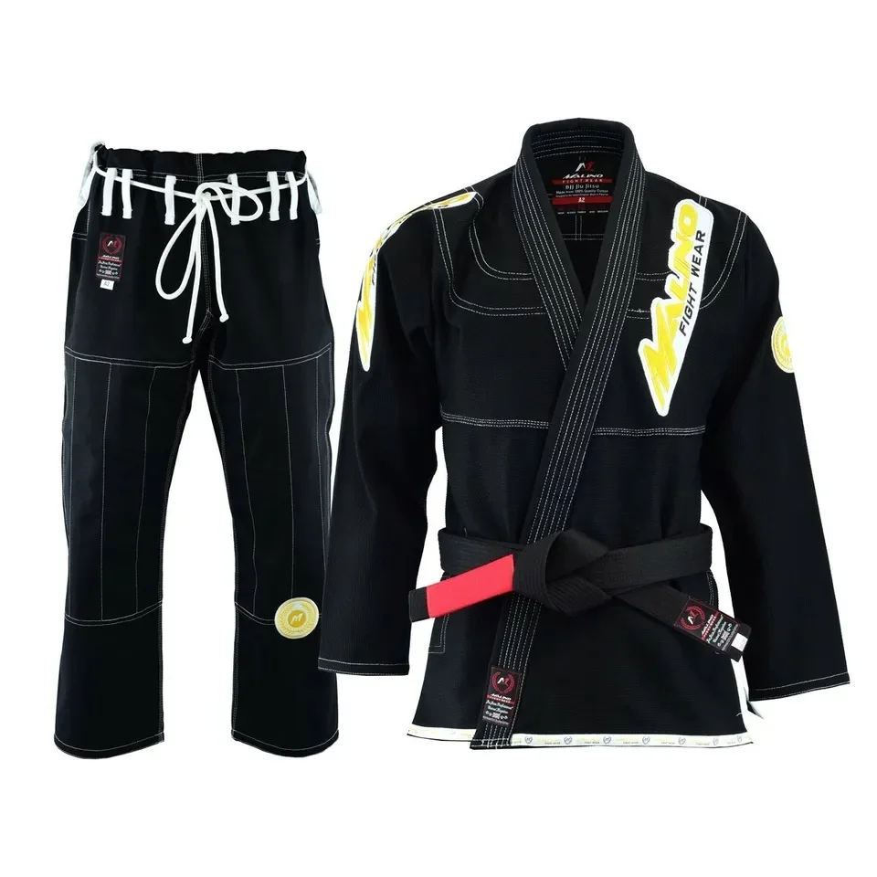 High Quality Custom Brazilian Jiu Jitsu Gi Uniforms Professional Competitor Patch 450 GSM Martial Arts Wear with Gi Bags